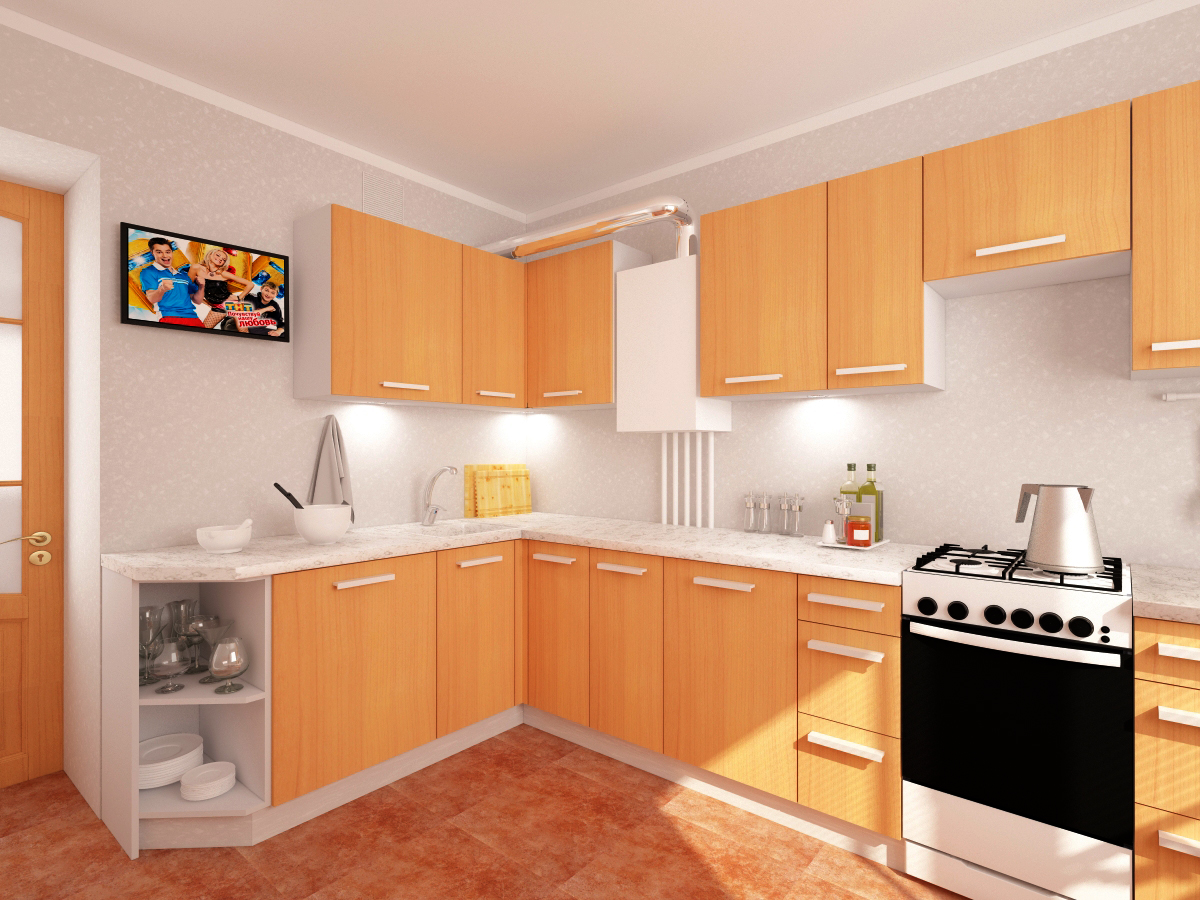 cuisine ... aggloméré! dans 3d max vray 2.5 image