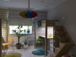 habitación para dos niños / habitación para dos niños