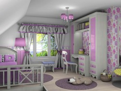 Nursery for a girl.