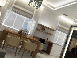 El estar-comedor-cocina