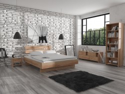 Chambre scandinave urbain