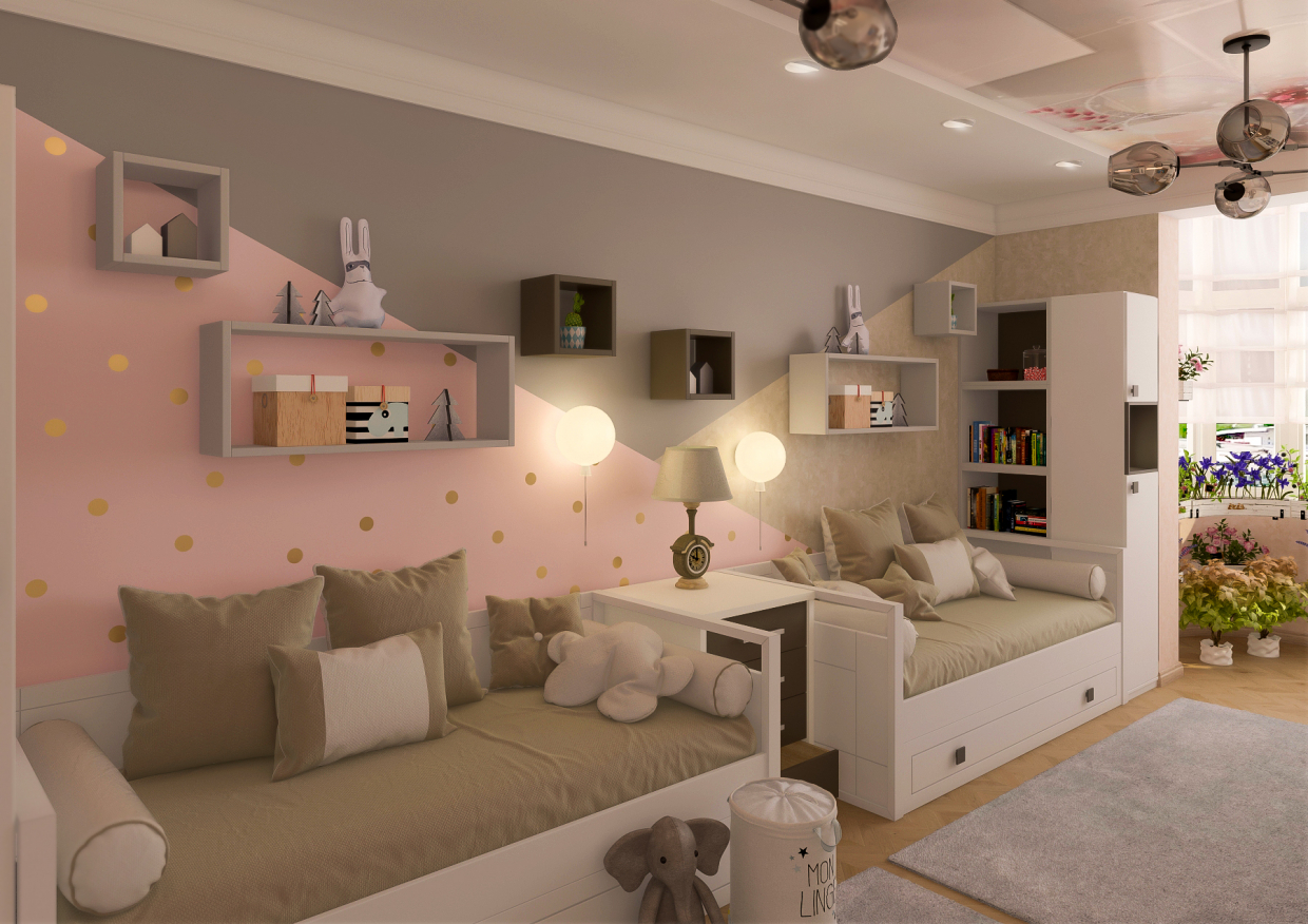 Kindergarten in 3d max vray 3.0 Bild