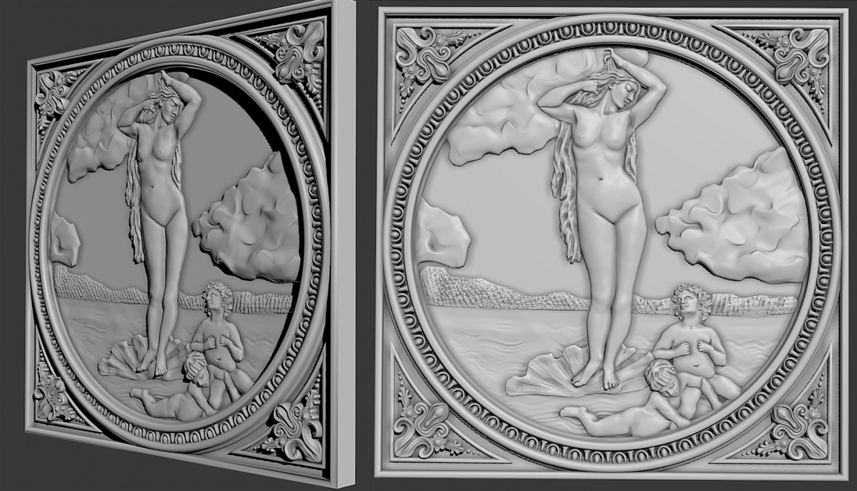 Bas-Relief in ZBrush Other Bild