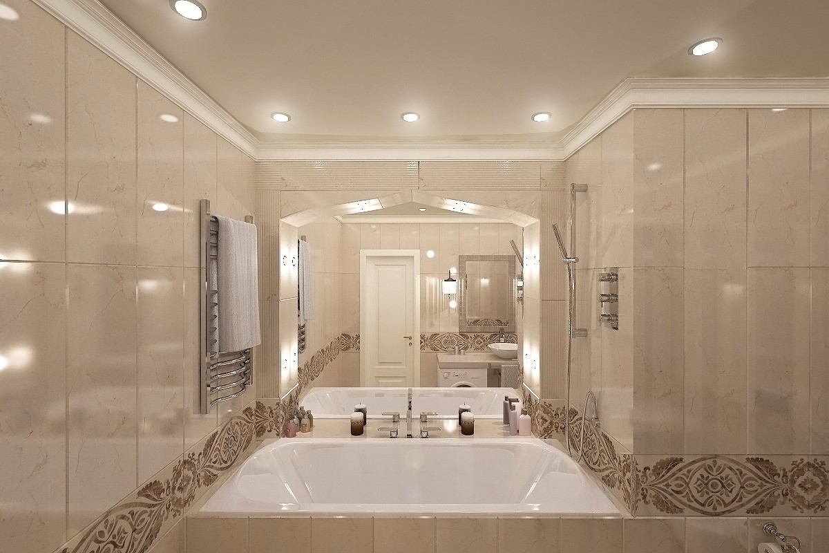 Bathroom in 3d max vray image