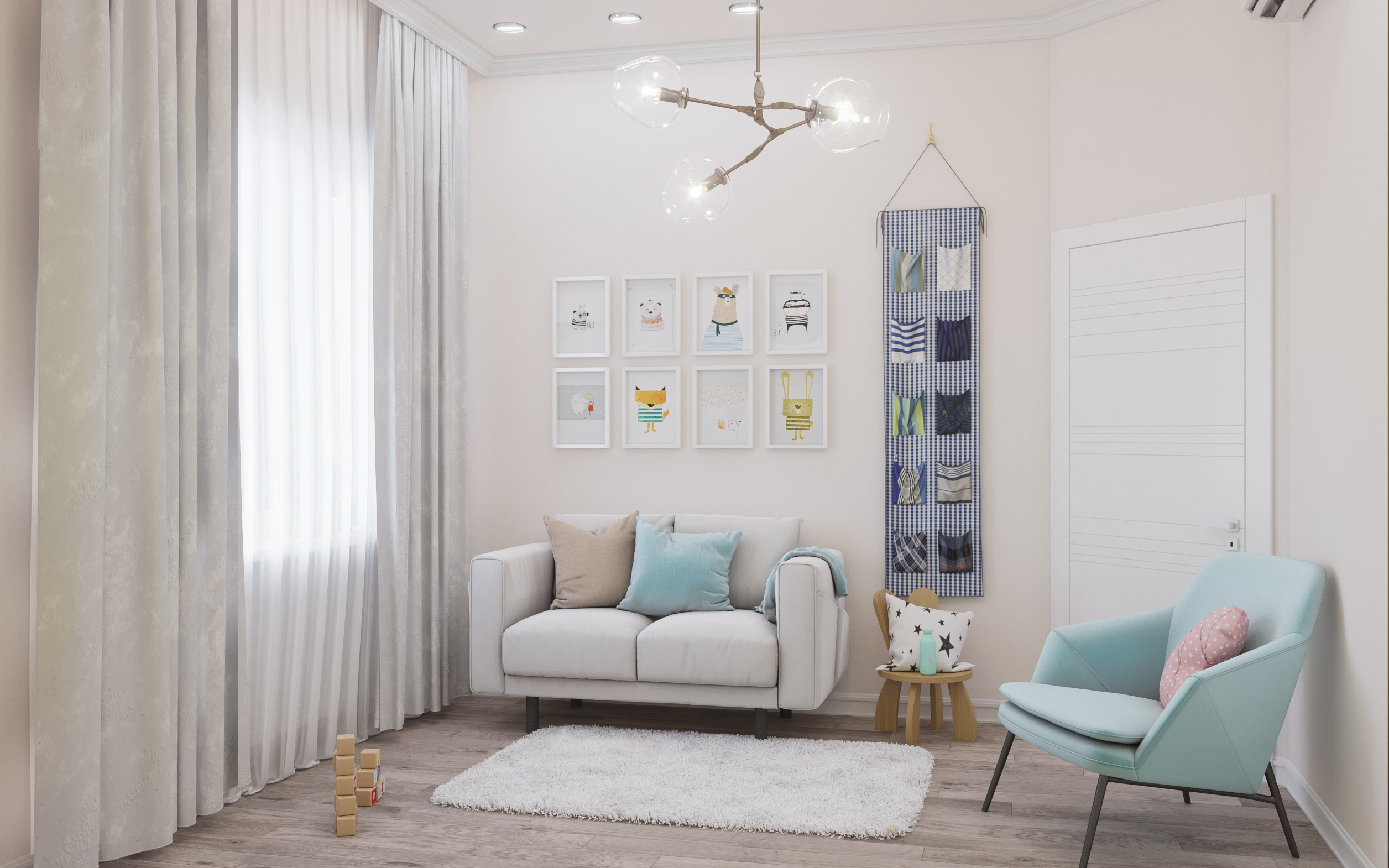 Appartement à Odessa dans 3d max corona render image