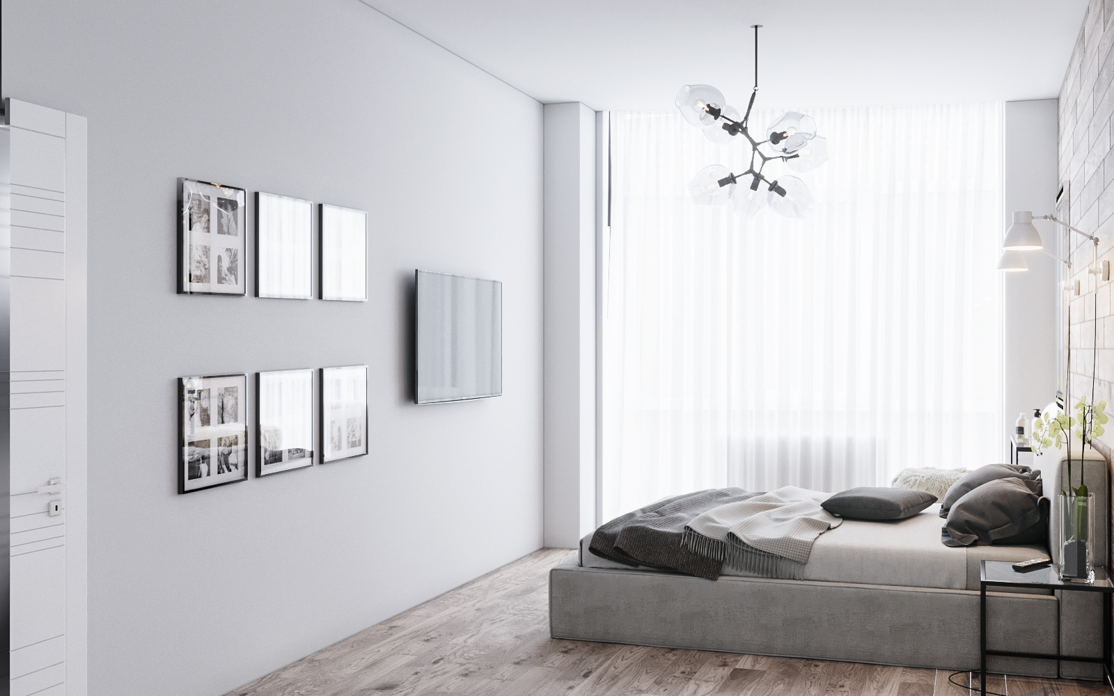 Appartamento a Odessa in 3d max corona render immagine