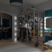 Schlafzimmer. in 3d max vray Bild