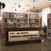 Library in 3d max vray 2.0 resim