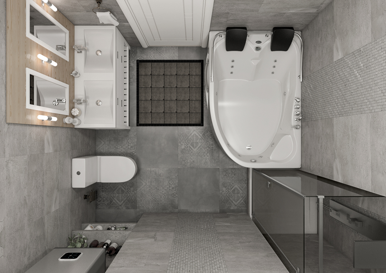 Bathroom in 3d max vray 3.0 immagine