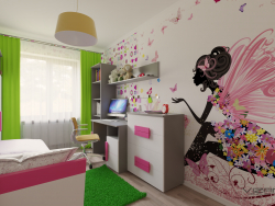 Children's room for a girl