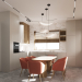 Kitchen in mansion dans 3d max corona render image