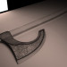 Viking axe in 3d max vray image