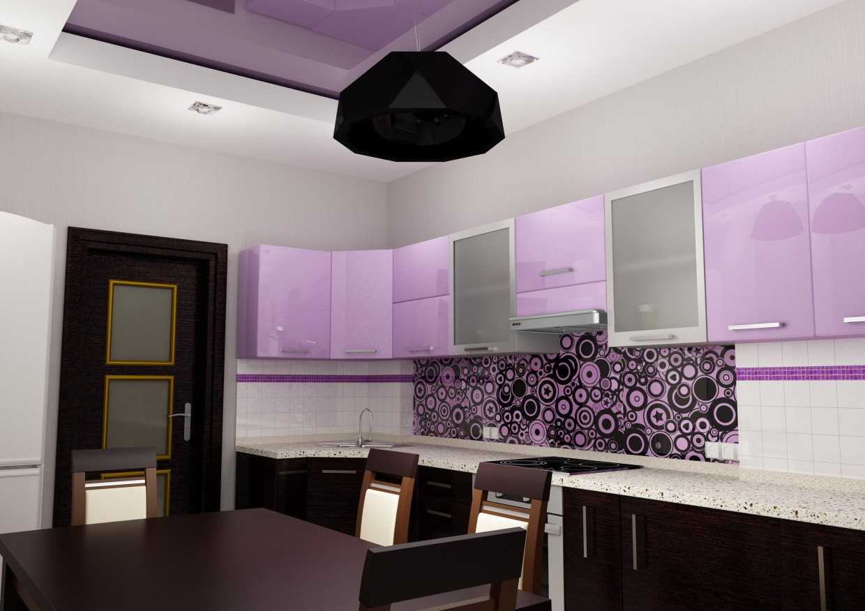 Kitchen in 3d max vray image