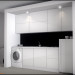 Kitchen_ajam 3d max vray में प्रस्तुत छवि