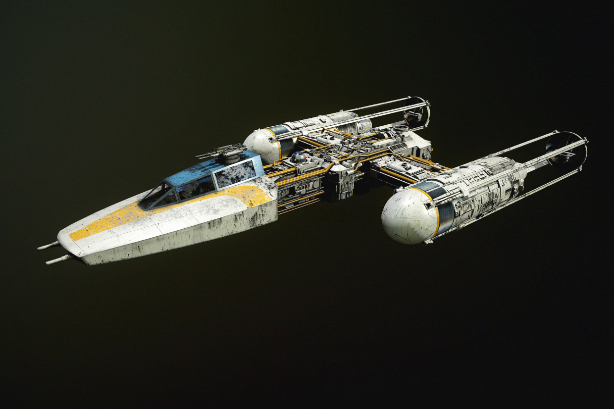 Y-wing Starfighter Star Wars dans 3d max vray 5.0 image