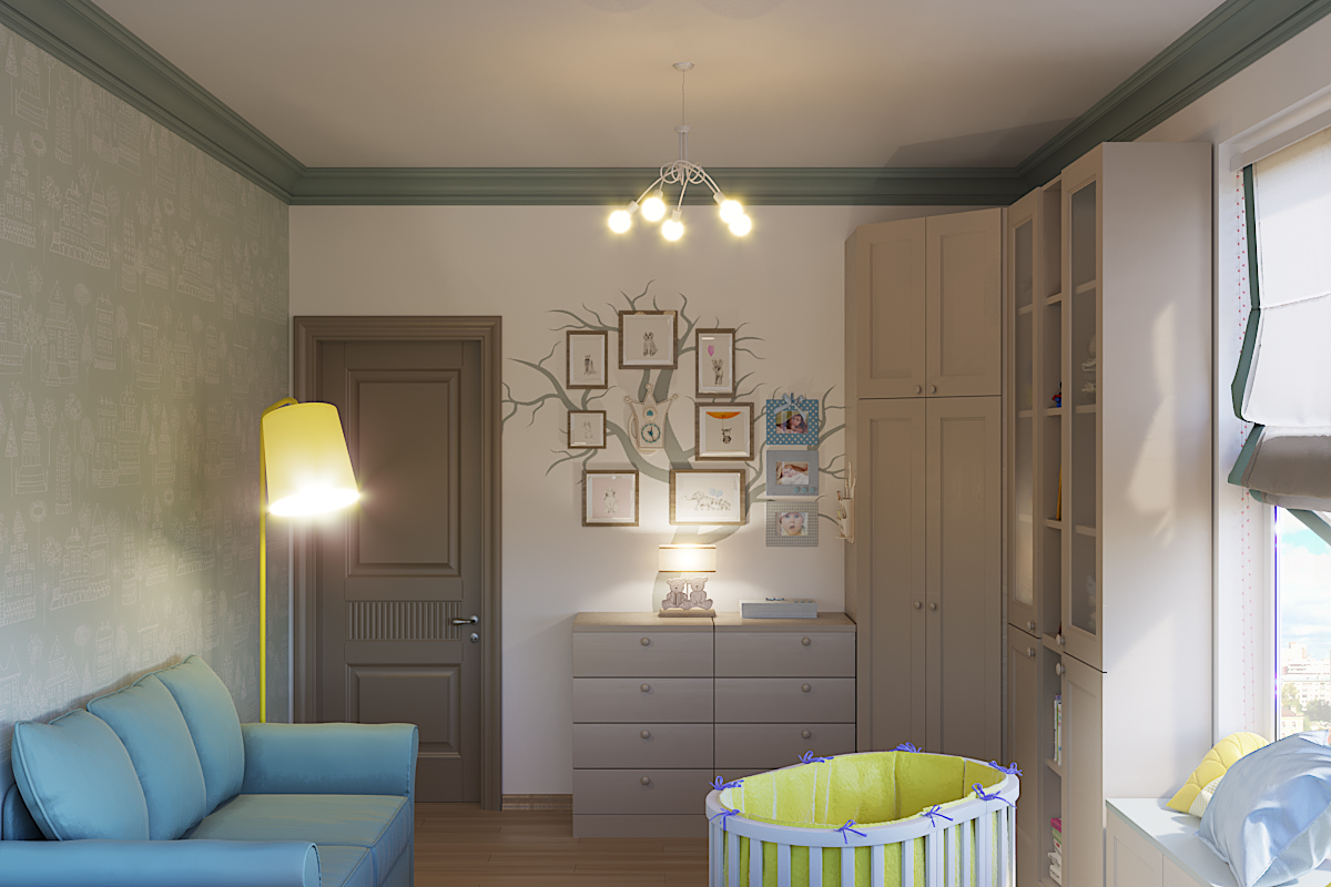 Kindergarten in 3d max corona render Bild