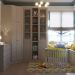 nursery in 3d max corona render image