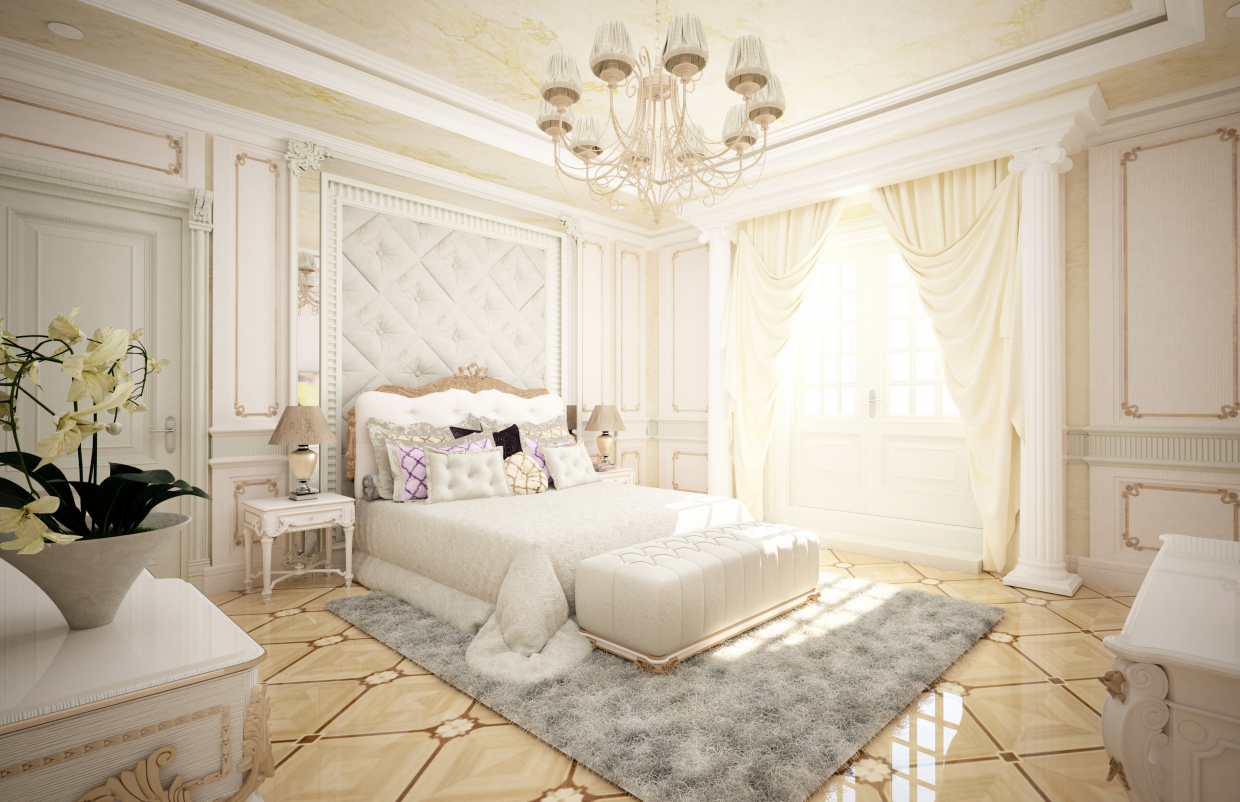 Bedroom in Maya vray 3.0 image