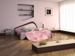 Pink bedroom