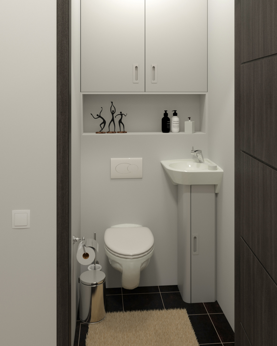 Gäste-WC in SketchUp vray 3.0 Bild