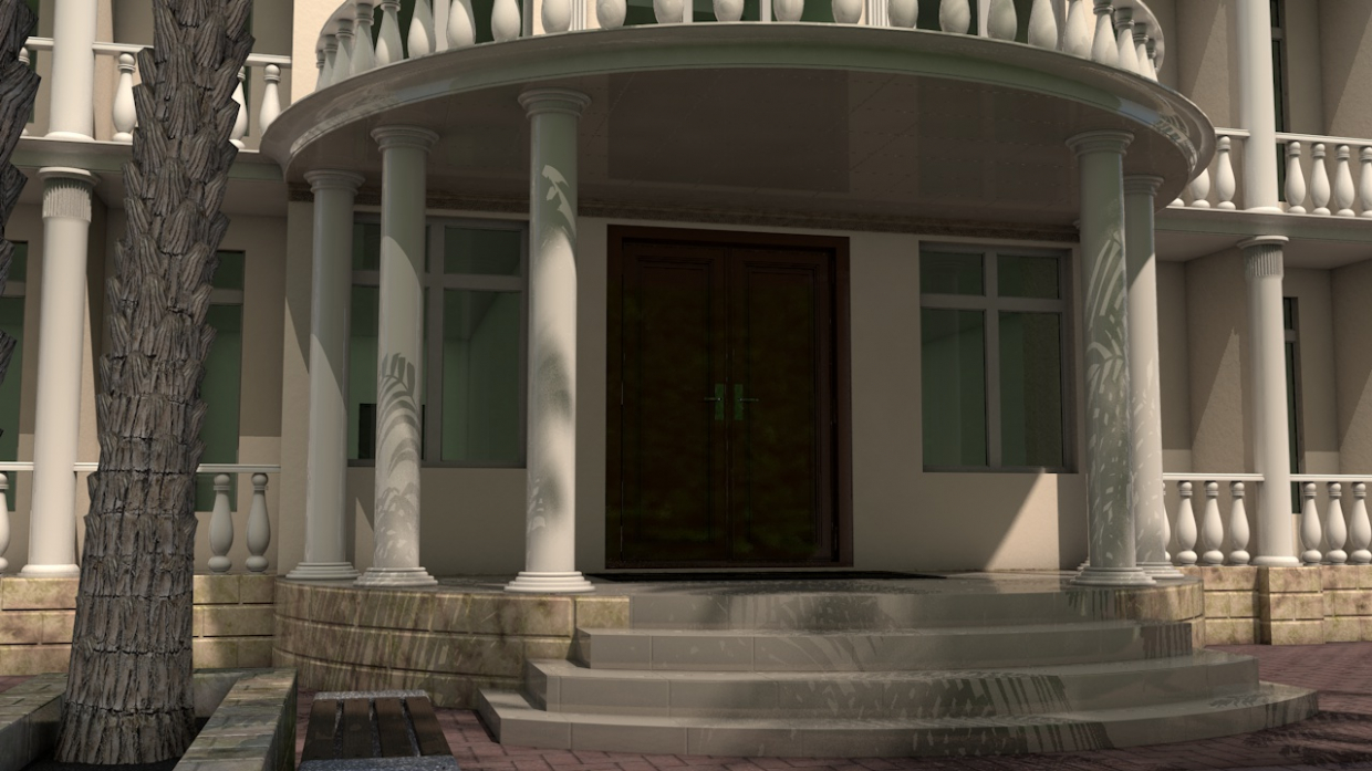 Design exterior do hotel em Cinema 4d Other imagem