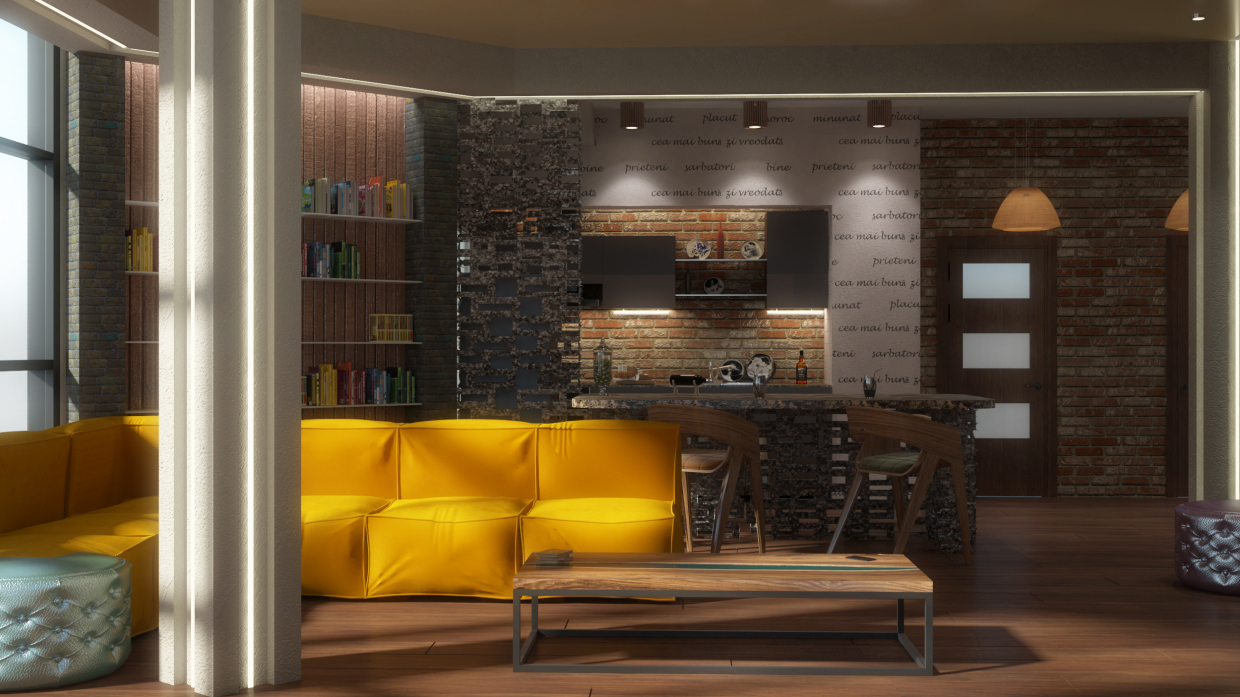 imagen de Interior en 3d max vray 3.0