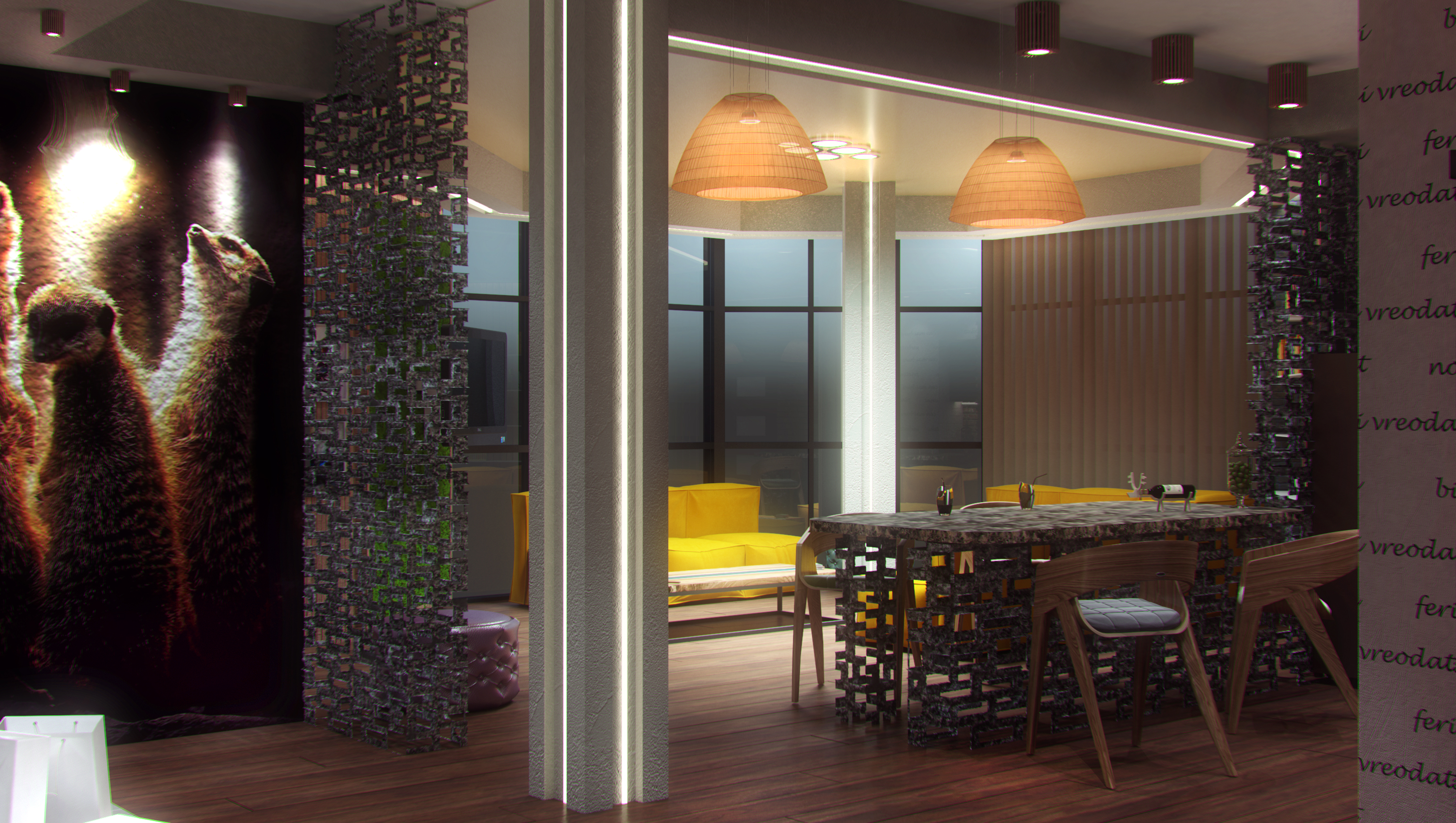 imagen de Interior en 3d max vray 3.0