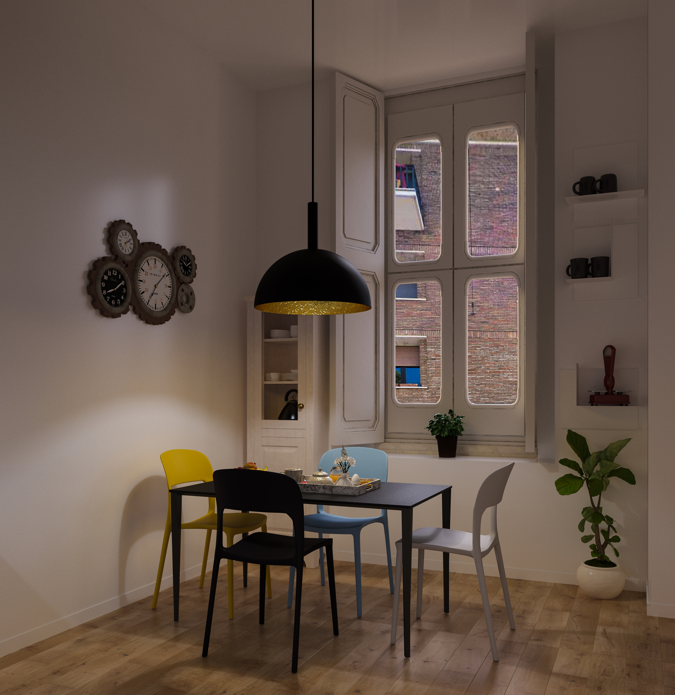 Roma'da yaşamak in 3d max vray 3.0 resim