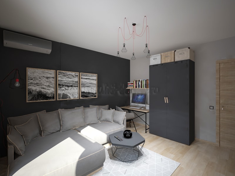 Modern Living Room em 3d max vray 2.0 imagem