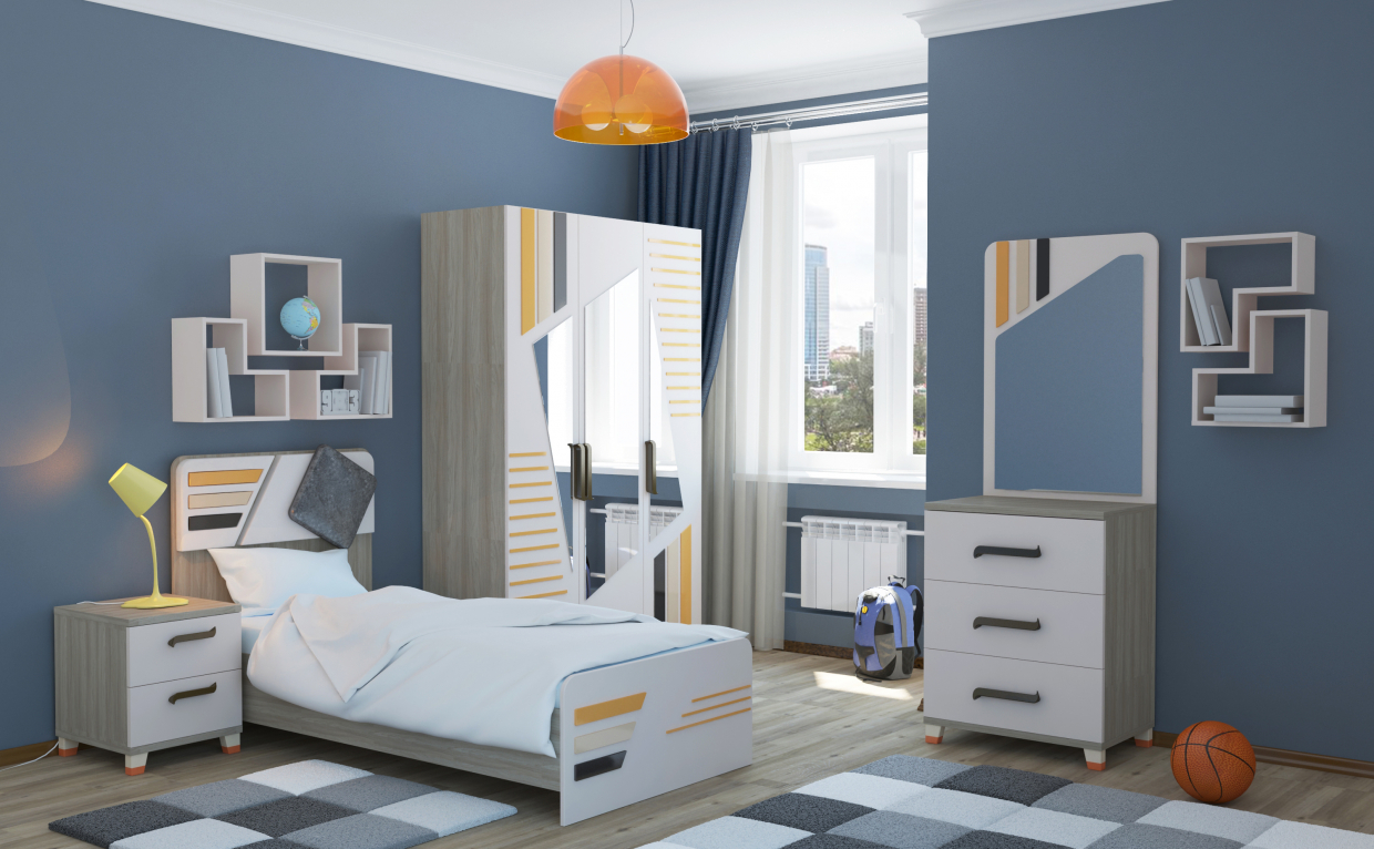 Chambre de garçon dans 3d max vray 3.0 image