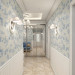 Corredor no apartamento de Moscou em 3d max vray 2.5 imagem