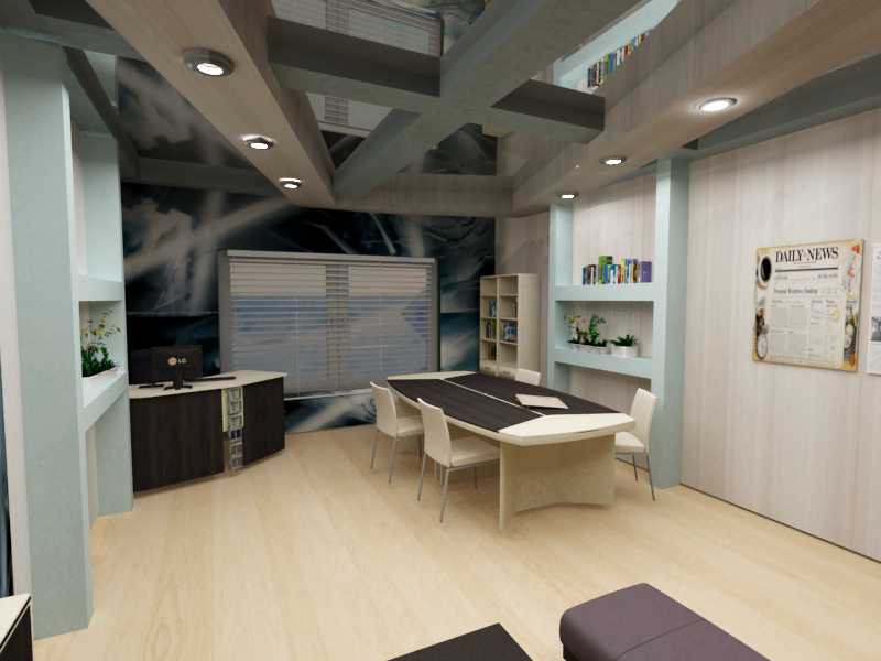 imagen de Oficina en 3d max vray