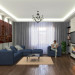 Living room in 3d max vray image