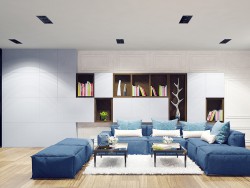 design of penthouse interior in "Italian quarter"