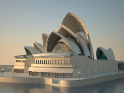 Modélisation 3D opéra de Sydney