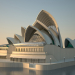 3d modelleme Sydney opera binası