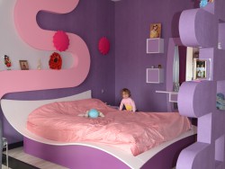 Schlafbereich im Kinderzimmer