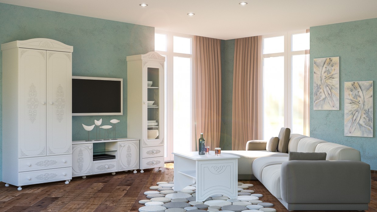 imagen de Interior en 3d max corona render