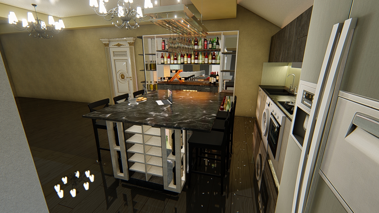 BAR KITCHEN TWO в AutoCAD Other изображение