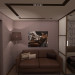 imagen de Sala de estar y dormitorio (16,6 pies cuadrados.) en 3d max vray