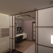 imagen de Sala de estar y dormitorio (16,6 pies cuadrados.) en 3d max vray