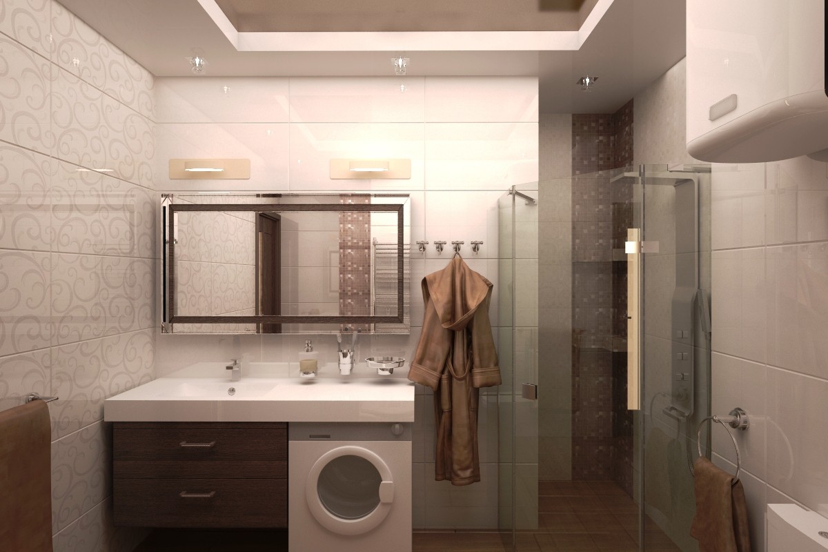 Banyo in 3d max vray resim