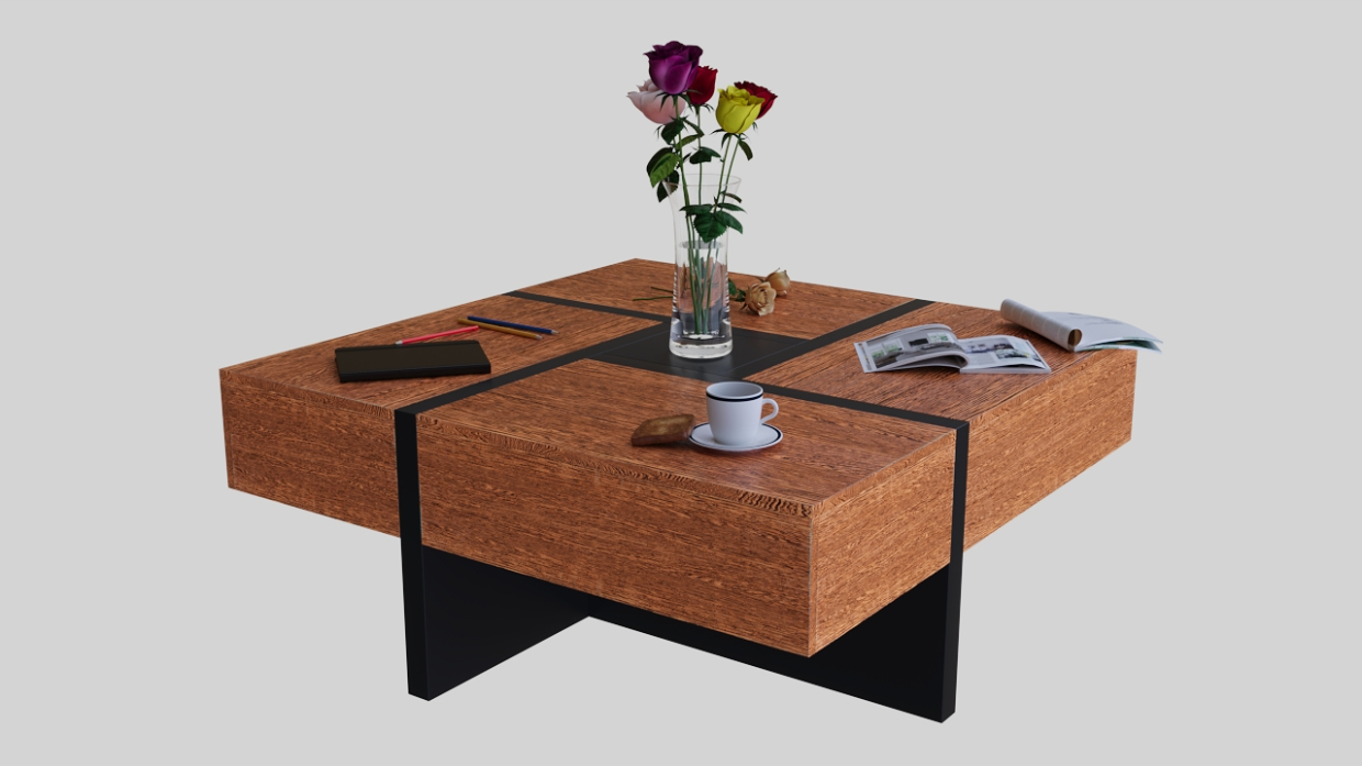 imagen de Mesa de centro en 3d max Corona render 9