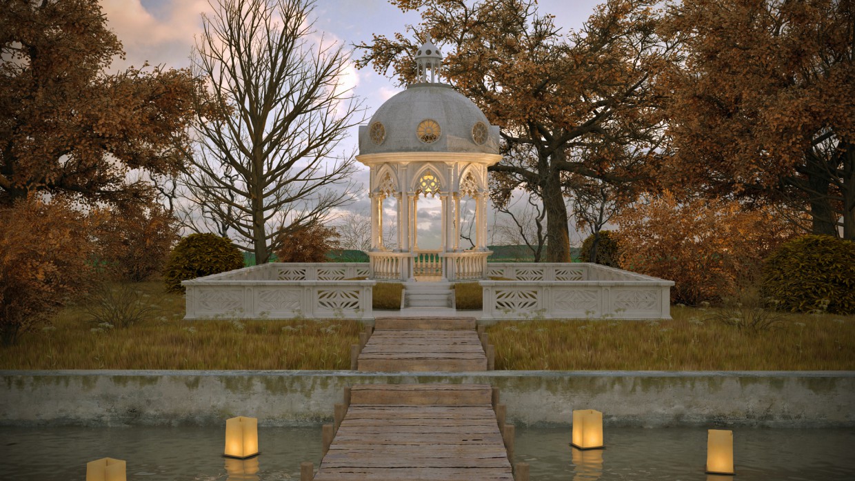 Rotunda. in 3d max vray 3.0 immagine