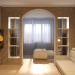 sala da letto (vista 2) in 3d max vray 2.5 immagine