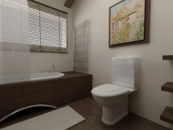 Simple bathroom design