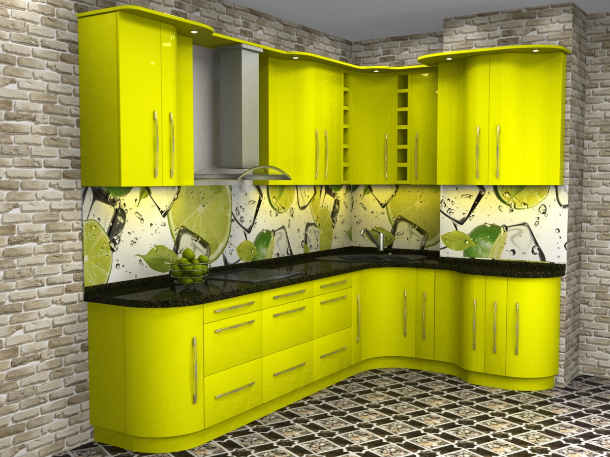 imagen de Cocina Lima en 3d max vray