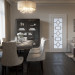 Cucina + soggiorno in 3d max corona render immagine