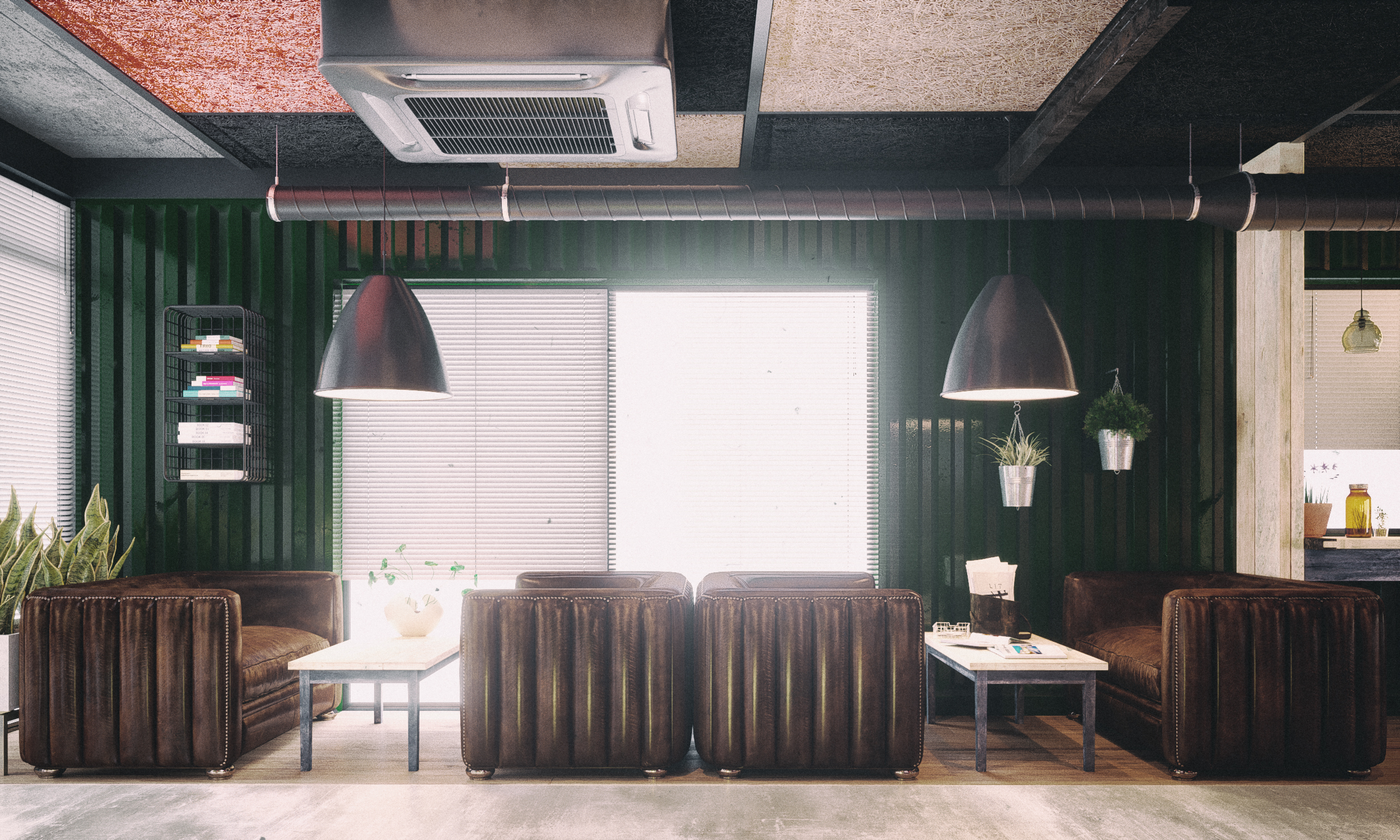 cuisine bureau dans 3d max corona render image