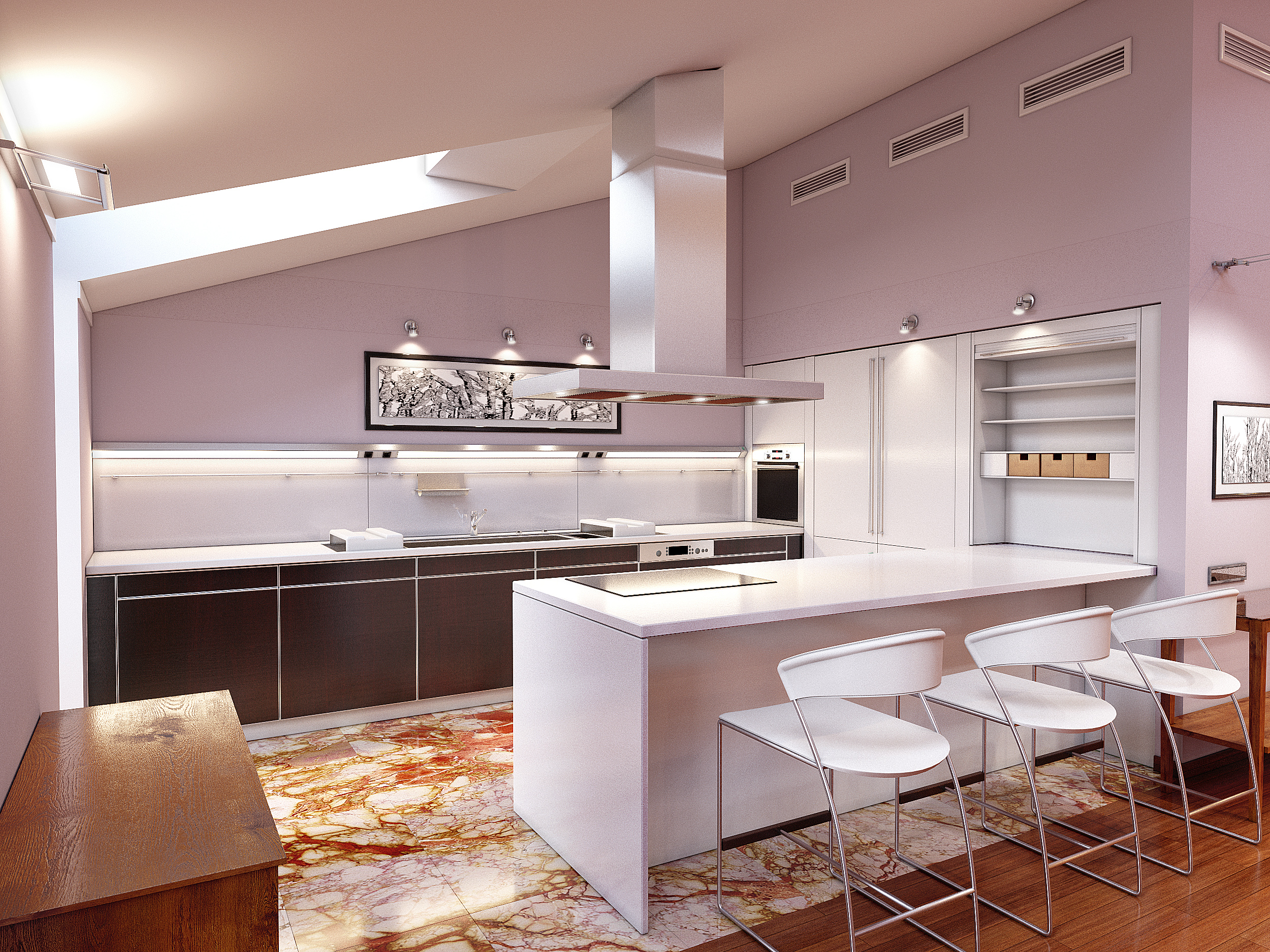 imagen de Apartamento en San Petersburgo en 3d max corona render